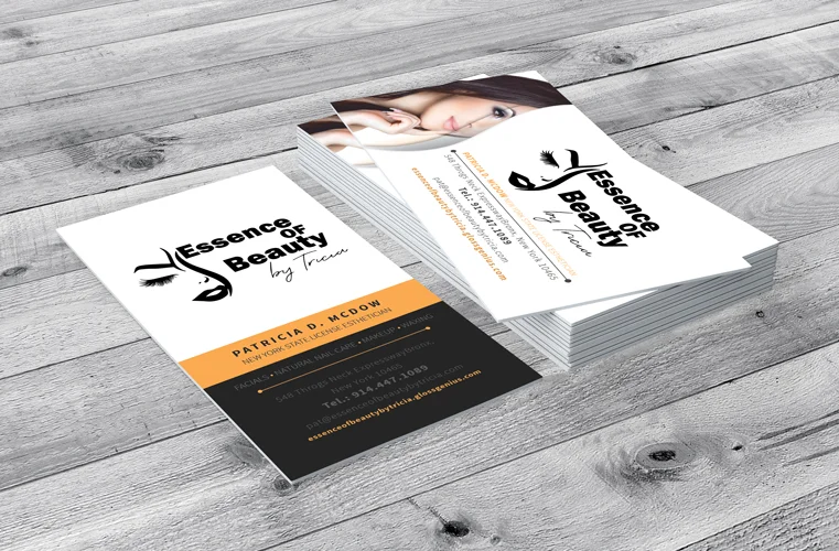 Aq Business Card Printed in New York